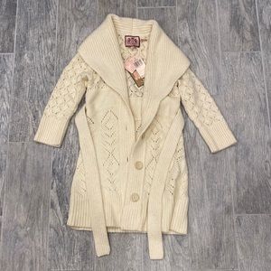 Belted Cardigan Sweater by Juicy Couture